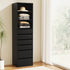 Artiss 6 Chest of Drawers Tallboy Cabinet Black