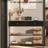 Artiss Console Sofa Table 3-Tier Black