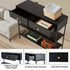 Artiss Console Sofa Table 3-Tier Black