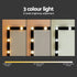 Dressing Table Vanity Desk Set Stool 12 Led Bulbs Black