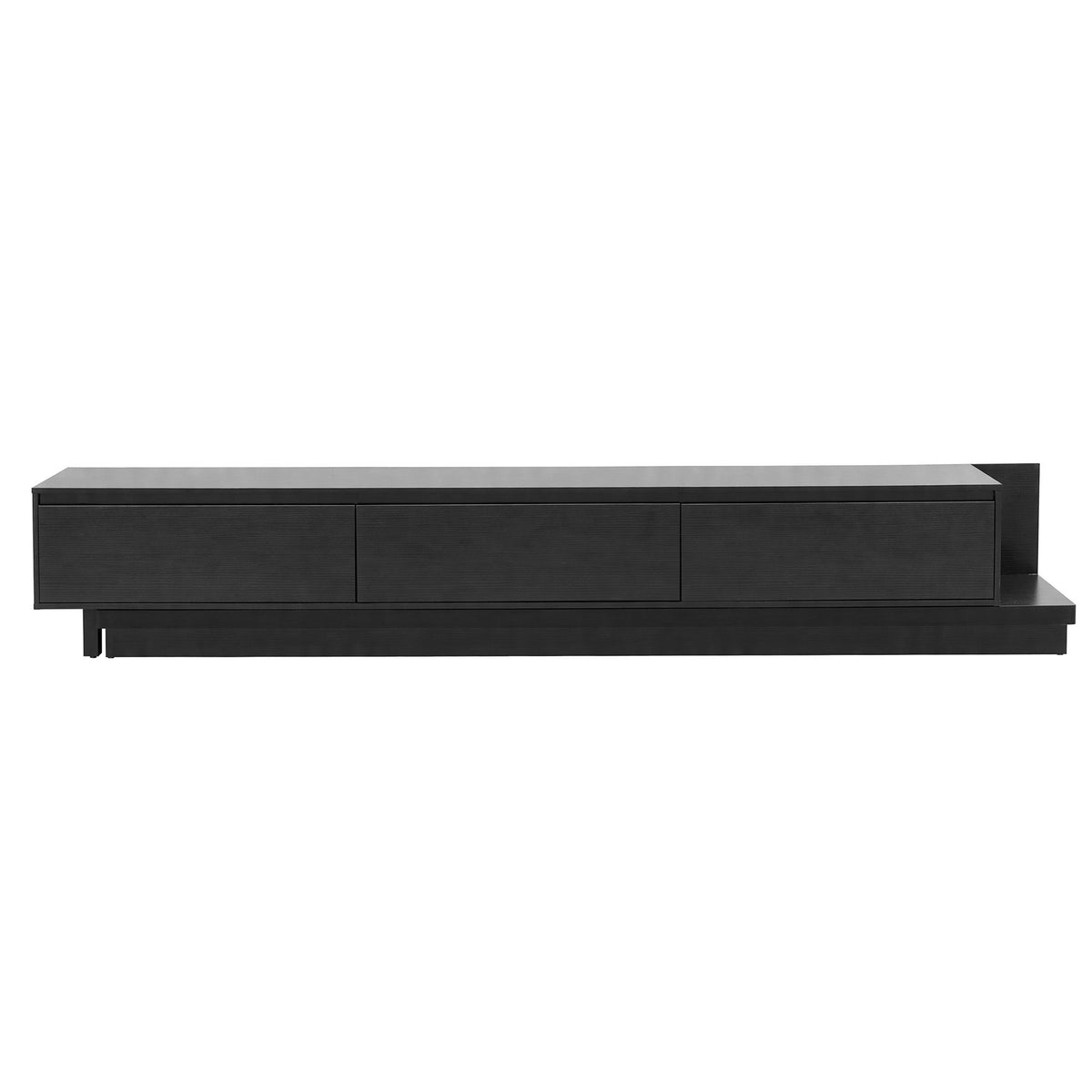Artiss Extendable TV Stand 200-380cm Entertainment Unit 3 Drawers Walnut Black