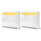 2x Buffet Sideboard Cabinet LED Cupboard High-Gloss Storage Pantry ARNO