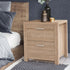 2x Maxi Bedside Tables Pine 2 Drawer Bedroom Nightstand Storage