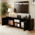 TV Cabinet Entertainment Unit 160cm Black Maxi