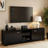 TV Cabinet Entertainment Unit 160cm Black Maxi