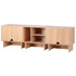 Artiss Modular TV Unit Storage Cabinet Adjustable Shelf Robot-Vac Friendly Pine