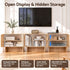 Artiss Modular TV Unit Storage Cabinet Adjustable Shelf Robot-Vac Friendly Pine