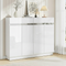 Artiss White Shoe Cabinet Storage Unit 24 Pairs Modern Entryway Shoe Rack Drawer