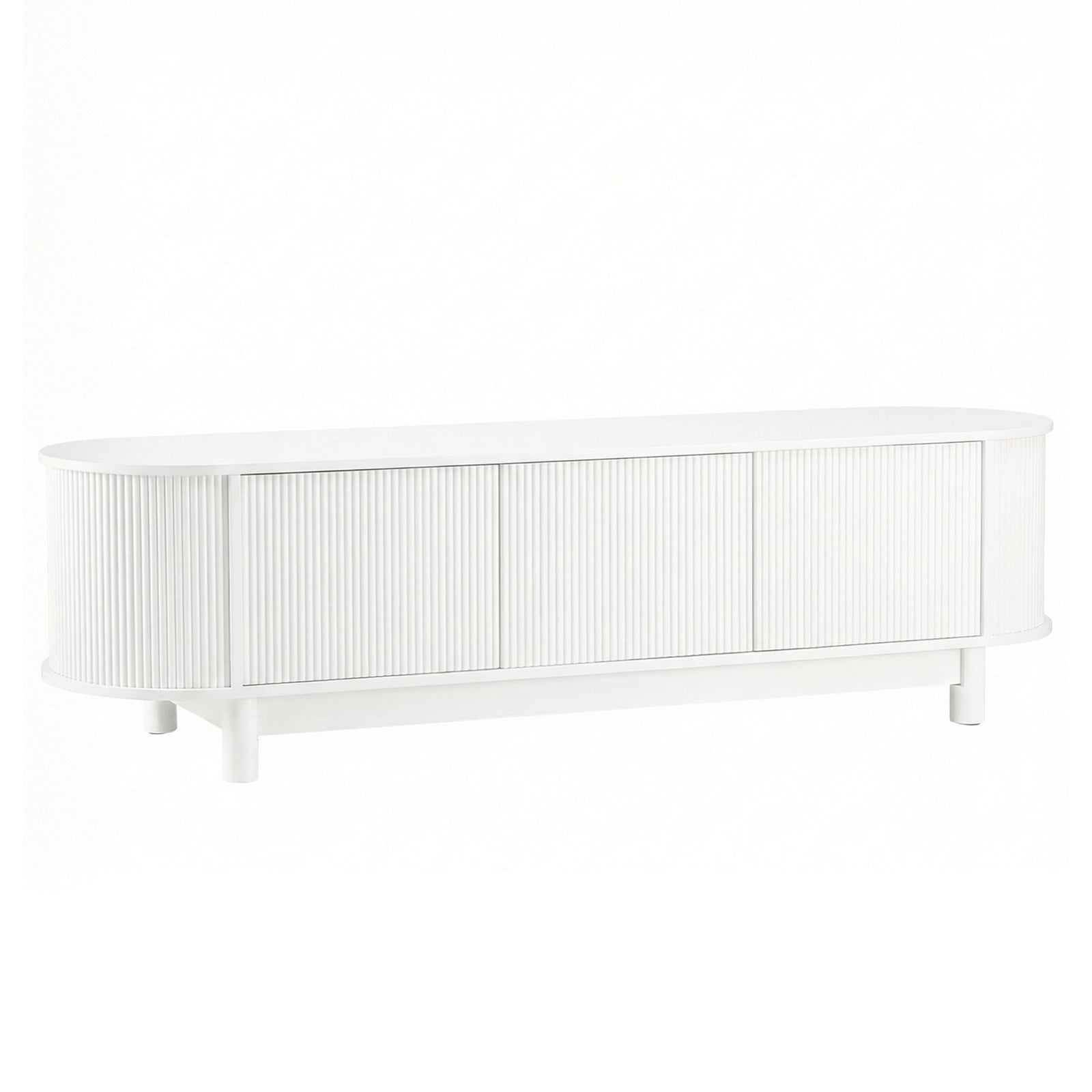 TV Unit Entertainment Unit Storage Cabinet 160cm White