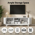 TV Unit Entertainment Unit Storage Cabinet 160cm White
