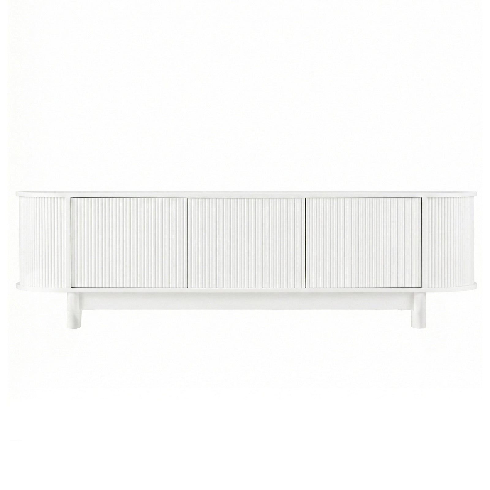 TV Unit Entertainment Unit Storage Cabinet 160cm White