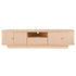 220cm Fluted TV Entertainment Unit, Fits Up to 98-Inch TVs, Pine
