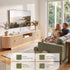 220cm Fluted TV Entertainment Unit, Fits Up to 98-Inch TVs, Pine