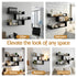 Floating Wall Shelf 3 Tier Black