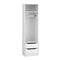 Wardrobe Closet White – 2 Drawers, Hanging Rod, Shelf, 185cm