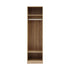 Wardrobe Closet Pine – 2 Shelves, Hanging Rod, Slim 185cm Storage Unit