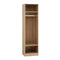 Wardrobe Closet Pine – 2 Shelves, Hanging Rod, Slim 185cm Storage Unit