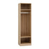Wardrobe Closet Pine – 2 Shelves, Hanging Rod, Slim 185cm Storage Unit