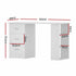 Artiss Computer Desk with Drawers Shelves Storage White Study Work Desk