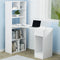 Artiss Computer Desk with 5 Tier Shelves Drawer Workstation White
