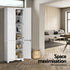 2x Buffet Sideboard Pantry Cabinet Cupboard 6-Tiers Storage Shelves BERNE