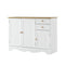 White Sideboard Buffet Cabinet Storage Drawers Kitchen Cupboard