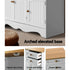 White Sideboard Buffet Cabinet Storage Drawers Kitchen Cupboard