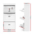 Artiss Shoe Cabinet Set 2‑Piece White – 3 Flip Drawers, Adjustable Shelves, 117cm