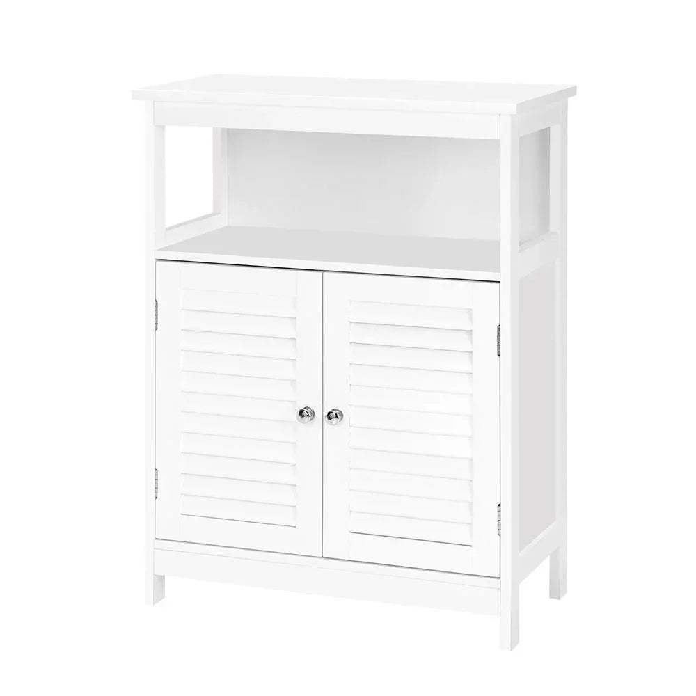 Buffet Sideboard Storage Cabinet White Kitchen Cupboard with Shelves