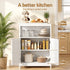 2x Buffet Sideboard Cabinet Server Cupboard Kitchen Bathroom Storage IVOR