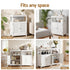 2x Buffet Sideboard Cabinet Server Cupboard Kitchen Bathroom Storage IVOR