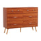 Artiss 6 Chest of Drawers Storage Cabinet Walnut