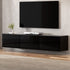 Artiss Floating Entertainment Unit TV Cabinet High Glossy Black 3 Cabinets 200CM
