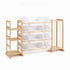 Keezi 3-in-1 Kids Toy Storage Organiser with 12 Bins, Shelves & Animal Storage