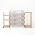 Keezi 3-in-1 Kids Toy Storage Organiser with 12 Bins, Shelves & Animal Storage