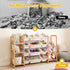 Keezi 3-in-1 Kids Toy Storage Organiser with 12 Bins, Shelves & Animal Storage