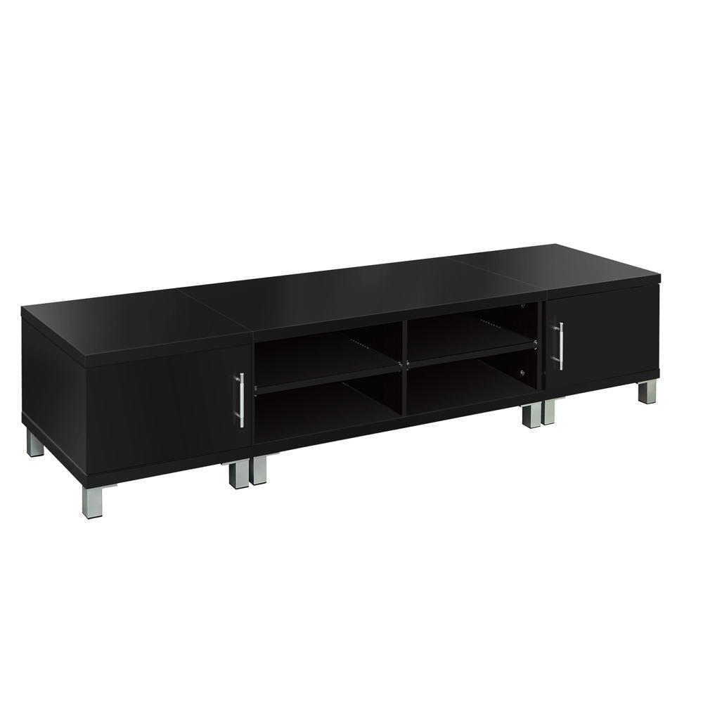 Artiss TV Cabinet Entertainment Unit 190cm Black Danson