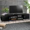 Artiss TV Cabinet Entertainment Unit 190cm Black Danson