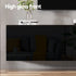 TV Unit & Coffee Table Set Storage Cabinet Black