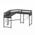 Artiss L-Shape Gaming Desk Computer Desks RGB LED Power Outlet 130cm Black