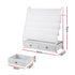 Kids Bookshelf Metal Storage Rack Toy Organiser Display Shelf Drawer White