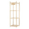 Stuffed Animal Storage Wooden Toy Holder with Wheels Soft Toy Storage Zoo Cage Stuffy Toy Storage Organizers with Elastic Cords for Playroom Bedroom Nursery