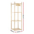 Stuffed Animal Storage Wooden Toy Holder with Wheels Soft Toy Storage Zoo Cage Stuffy Toy Storage Organizers with Elastic Cords for Playroom Bedroom Nursery