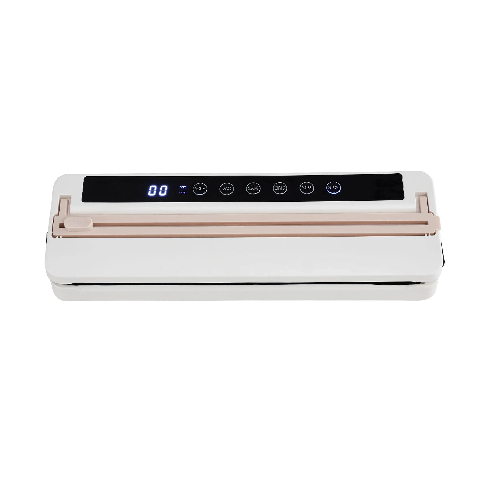 Food Vacuum Sealer Machine Fresh Storage Auto Seal Slide Cutter 6 Modes White