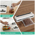 Food Vacuum Sealer Machine Fresh Storage Auto Seal Slide Cutter 6 Modes White