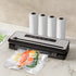 Food Vacuum Sealer Machine Sealing Cutter 5 Modes Storage Bags 4 Rolls