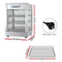 Devanti 850W Commercial Food Warmer, 3 Shelf Benchtop Display Cabinet 30-110°C