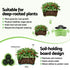 5 Tier Vertical Garden Planter, Stackable Planters with Wheels, Light Green, Garden Bed, Garden Tower Indoor Outdoor, Auto Drainage System, for Strawberries, Herbs, Flowers, Vegetables