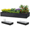 Green Fingers Raised Garden Bed 2 Pcs 210x90cm Planter Box Container Galvanised Metal Outdoor