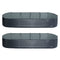 2x Green Fingers Raised Garden Bed 320X80X42cm Oval Planter Box Container Galvanised